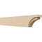 Ekena Millwork 4in. W x 6in. H x 32in. L Rivera Woodgrain TimberThane Rafter Tail, Primed Tan RFTUR04X06X32RIVRCPR - alternate 1